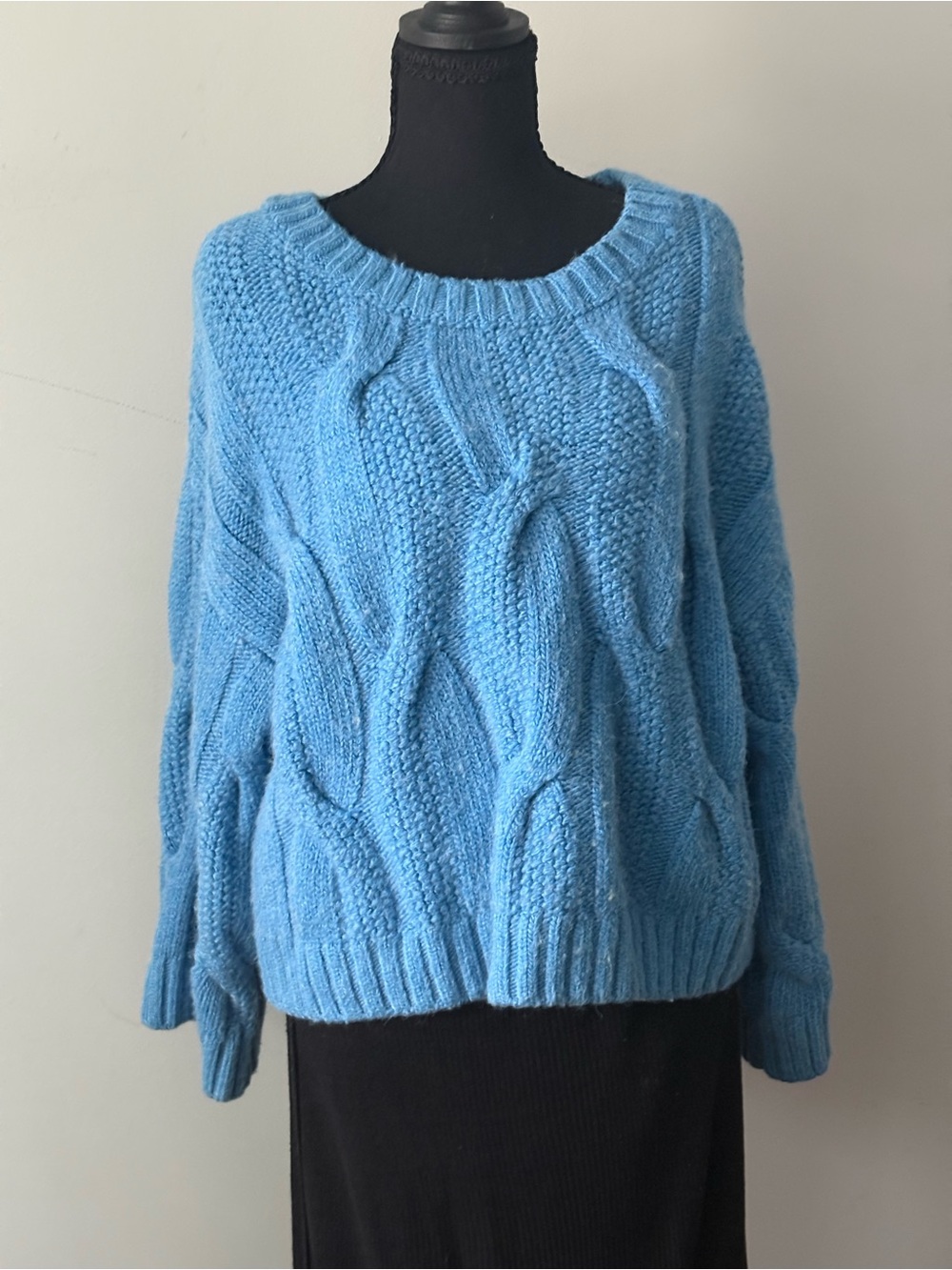 Anthropologie Maeve Oversized Cable-Knit Sweater